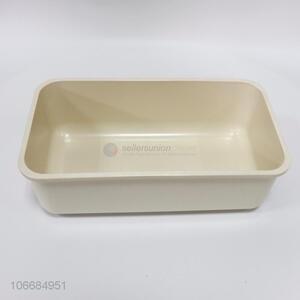 Latest eco biodegradable bamboo fiber bread box case serving tray