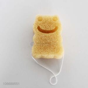 Premium quality frog wood pulp cleaning sponge face sponge