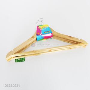 High Quality 3 Pieces Wooden Hangers Clothes Rack