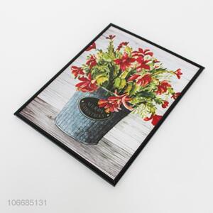 Hot selling hotel decorations flower hanging picture