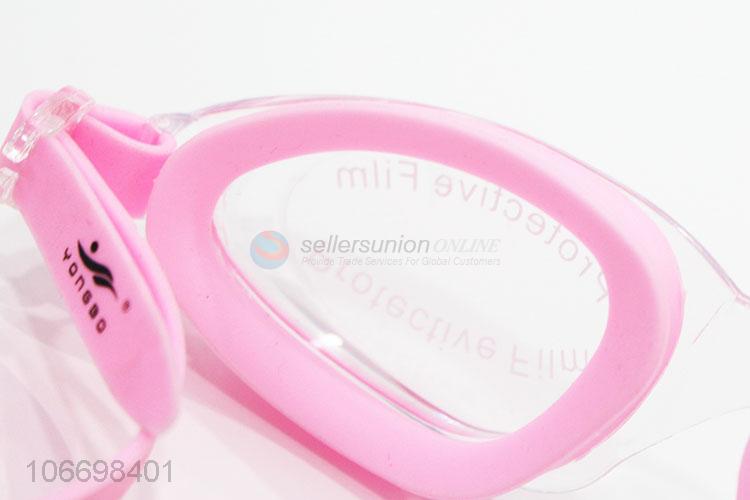 Custom Colorful Silicone Swimming Goggles For Adult