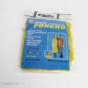 Customized adults disposable rain poncho raincoat