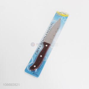 Wholesale Price Wooden Handle Stainless Steel Fruit Knife