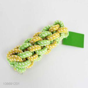 Bottom Price Tooth Cleaning Dog Cotton Rope Toy Biting Resistant Toy