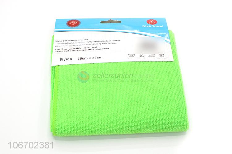 Low price kitchen cleaning cloth microfiber dish towel