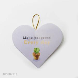 High quality custom logo heart shape paper greeting <em>card</em>