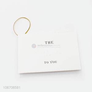 Hot sales rectangle thank you cards paper greeting <em>card</em>