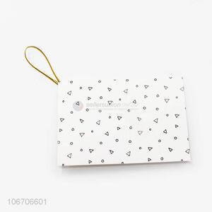 Latest style rectangle thank you cards paper greeting <em>card</em>