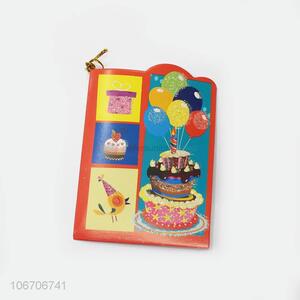 Promotional cheap rectangle birthday cards birthday greeting card