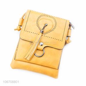 Suitable Price Luxury Pu Leather Mini Crossbody Single Shoulder Bag Cellphone Bag