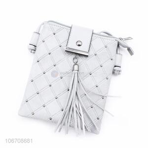 Hot Style Pu Leather Cell Phone Pocket Purse Shoulder Messenger Bag Mini Crossbody Bag