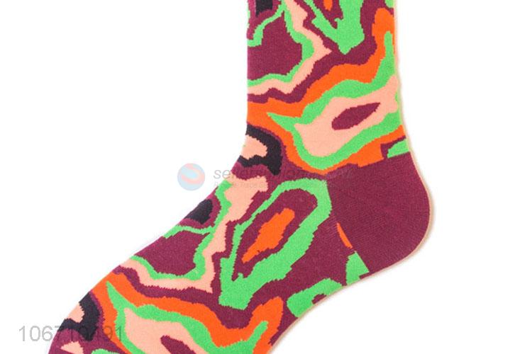 New Design Comfortable Cotton Mid-Calf Length Sock For Men