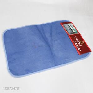 High quality soft rectangle polyester floor mat