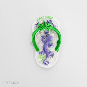 Contracted Design Souvenir Lizard Fip Flops Resin <em>Fridge</em> <em>Magnets</em>
