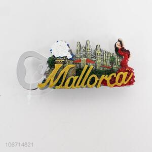 Bottom Price Tourist Souvenir Fridge Magnet with Bottle Opener