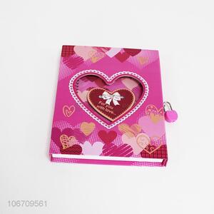 Sweet Design Colorful Notebook With Lock
