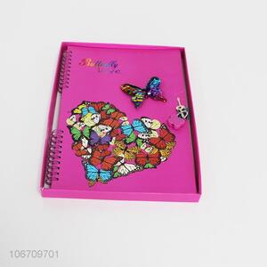 Fashion Design Colorful Notebook With Lock