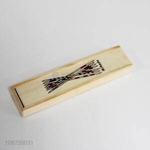 Wholesale Educational Wooden Traditional Mikado Spiel Pick Up Sticks With Box Game