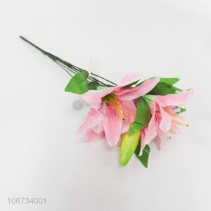 Wholesale 7 Heads Lily Plastic Artificial Flower