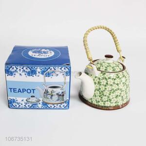 Good Factory Price High Grade Ceramic Teapot with Handle
