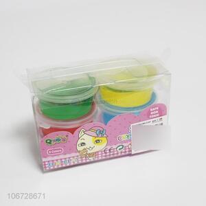 Wholesale safe non-toxic 6 colors crystal mud <em>playdough</em> toy for kids