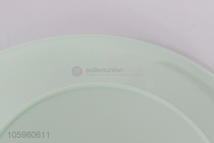 Plastic plate,6pcs/OPP,3 colors mix, Dia24cm,300g.