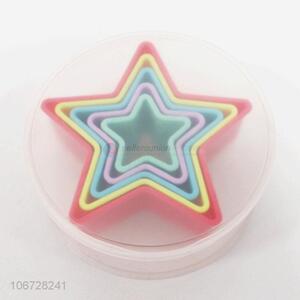 Lowest Price 5PC Food Grade DIY Star Shaped PP Cake Mould