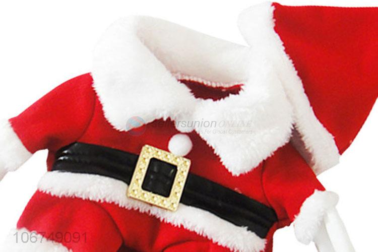 New Design Dog Santa Claus Cloth Christmas Coat Popular Design Dog Winter Cloth