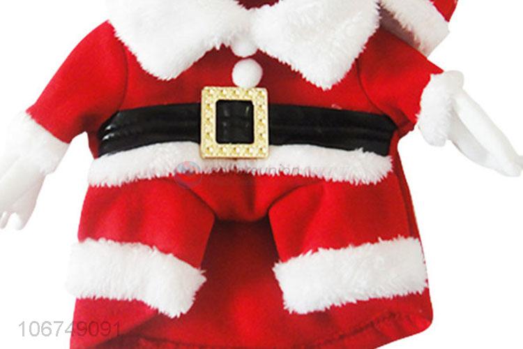 New Design Dog Santa Claus Cloth Christmas Coat Popular Design Dog Winter Cloth