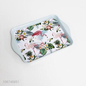 Hot selling custom printed metal serving tray storage trays