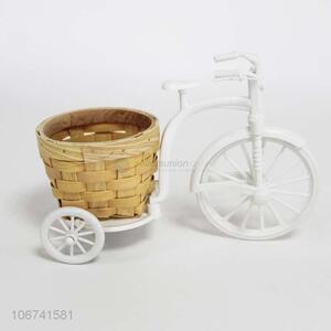 New design creative bike design weaving storage basket