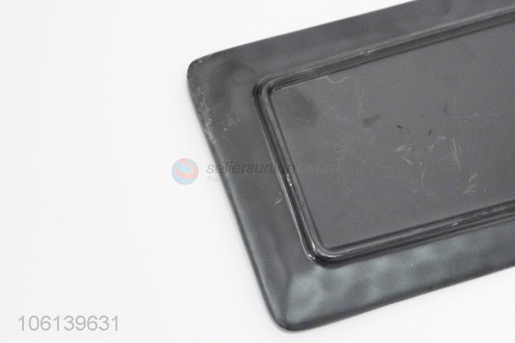 ceramic plates，28*11cm,black color