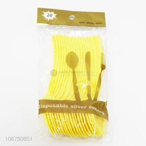 Wholesale 20pcs <em>disposable</em> plastic spoon plastic <em>cutlery</em>