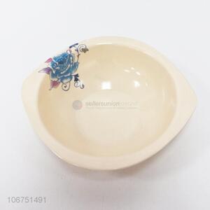Reasonable price flower printed melamine bowl for restaurant