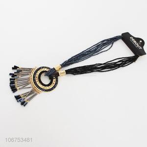 New Arrival Alloy Tassel Pendant Necklace