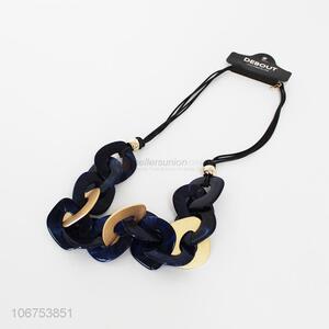 Wholesale Resin Necklace Ladies Decorative Accessories