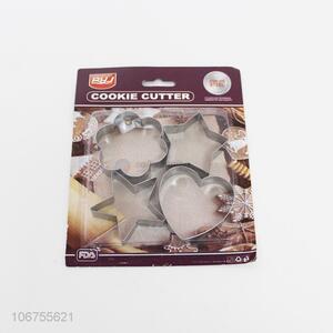 High quality 4pcs stainlesss teel <em>cookie</em> <em>cutter</em> cake mould