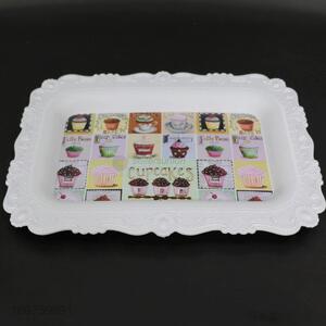 Good sale decorative plastic serving tray for restaurant