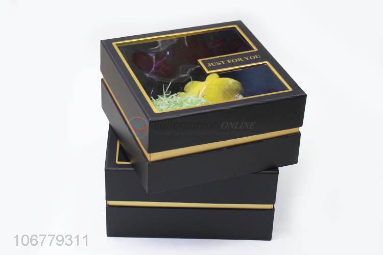 Factory directly supply 2pcs/set square paper gift box