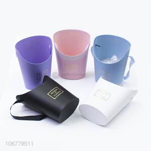New design fancy bucket shape paper gift box