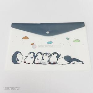Hot Selling Cute Penguin Pattern File Bag