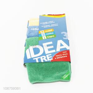 Wholesale price 3pcs <em>soft</em> microfiber cleaning <em>cloth</em>