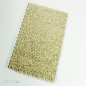 Factory sell lace fresh glass yarn embroidery tablecloth
