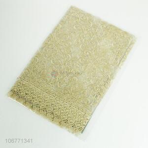 Premium quality home decoration glass yarn embroidery tablecloth
