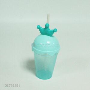 Suitable price straw cup water cup with crown lid