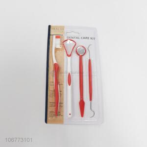 Wholesale Unique Design 4Pcs Oral Clean Tooth Brush Tools Dental Care Kit