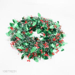 Best Sale Colorful Christmas Tinsel Wreaths Garland