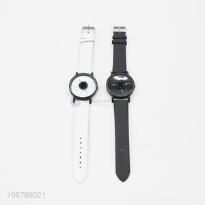 Wholesale Fashion Accessories Ladies PU Watchband Watch