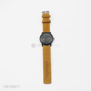 Latest Fashion PU Watchband Wrist Watch For Women