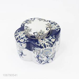 Popular Blue And White Porcelain Storage Tank Decorative Crafts